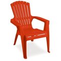Adams Chair Kids Adirondack Cherry Red Polypropylene Frame Adirondack 8460-26-3731